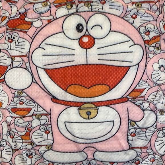 RARE SO SO BASE DORAEMON Women’s Mesh T-Shirt - Picture 5 of 12